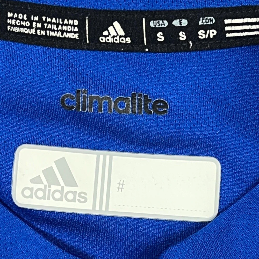 Adidas‎ Kansas Jayhawks Shirt Mens Size S Blue KU Big 12 Conference Climalite